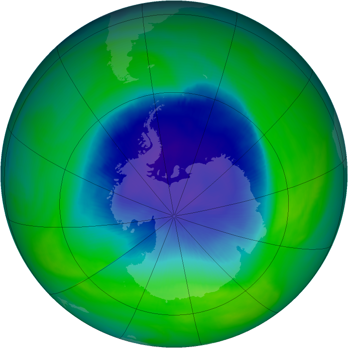 Ozone Map 2005-11-03